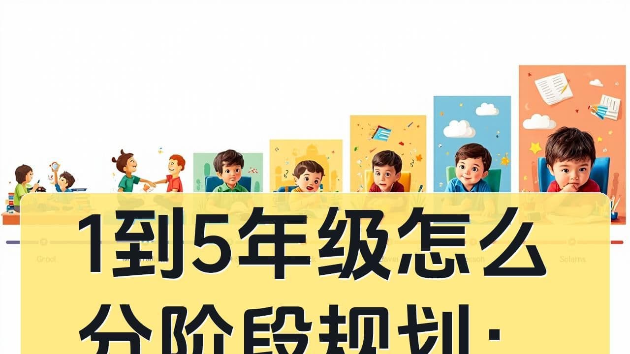 1到5年级怎么分阶段规划：提前路径家庭别把所有任务堆在四五年级