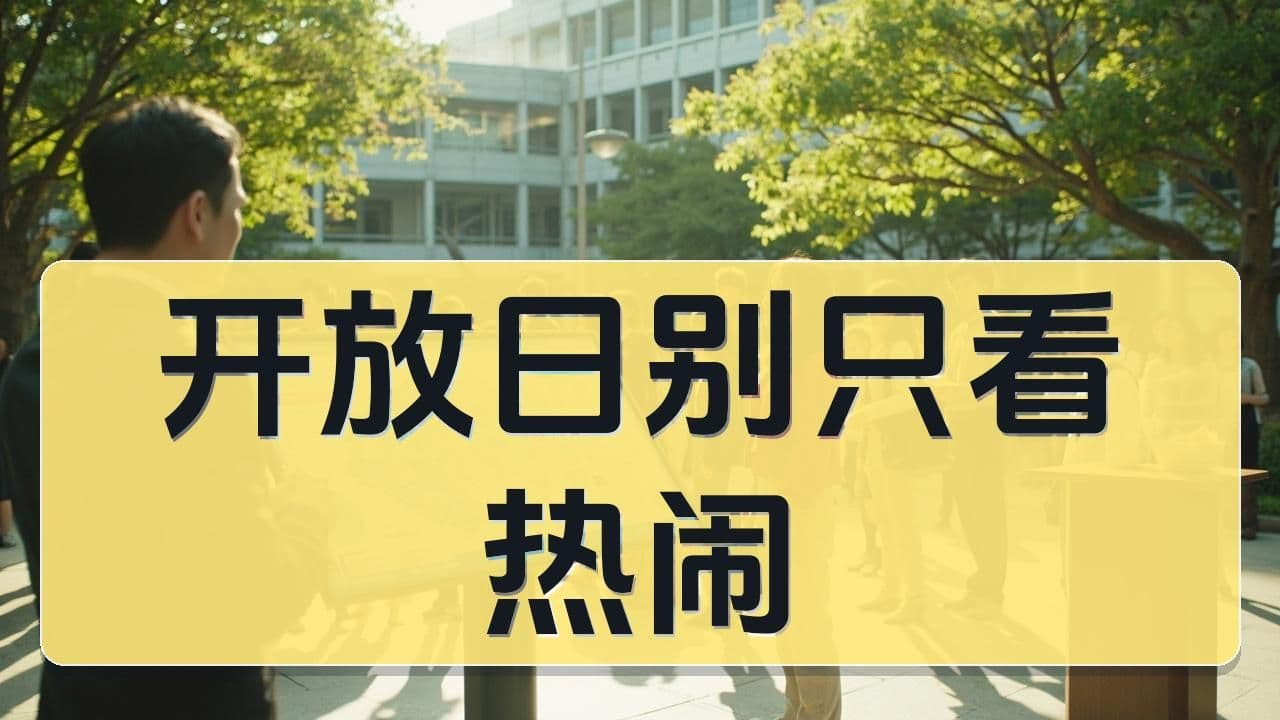 4-5月校园开放日怎么逛才不白去：六小强参观的正确姿势