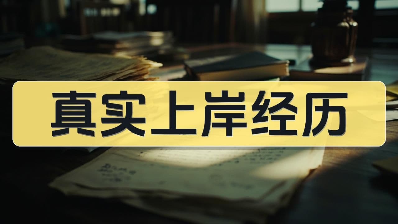 八少八素真实上岸经历：从占坑到SY的成功之路