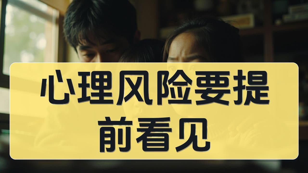从心理健康角度看八少八素：早筛、落选与“必须优秀”标签的风险