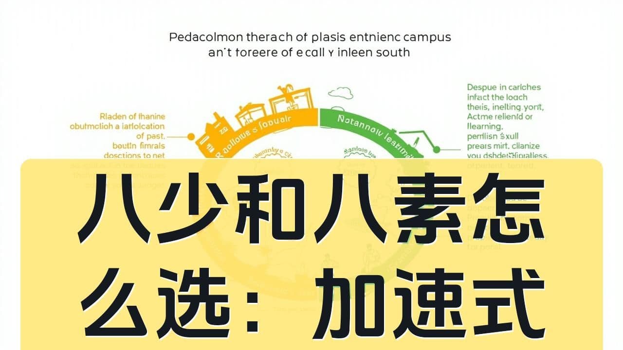 八少和八素怎么选：加速式与充实式培养差在哪