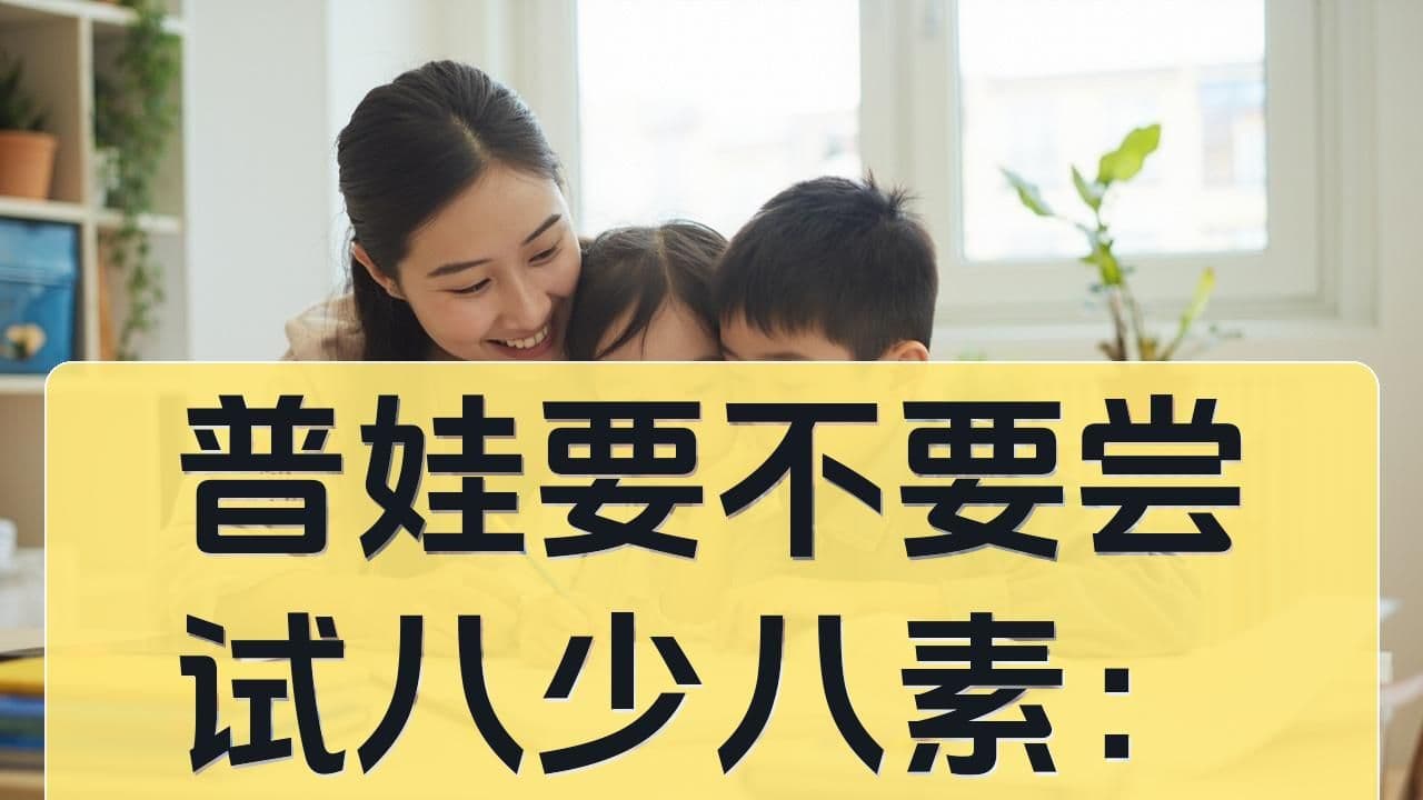 普娃要不要尝试八少八素：一次测试值不值得