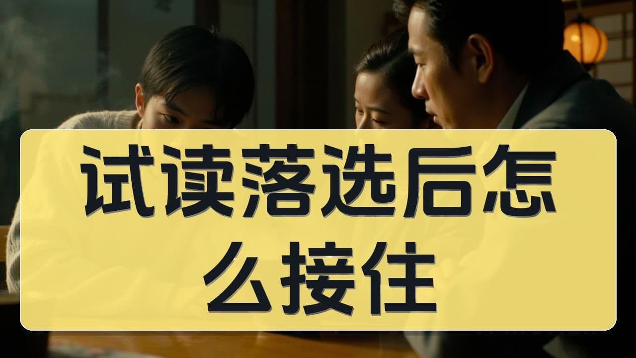 试读落选之后怎么办：八少八素复选与试读阶段的真实挫败感怎么处理